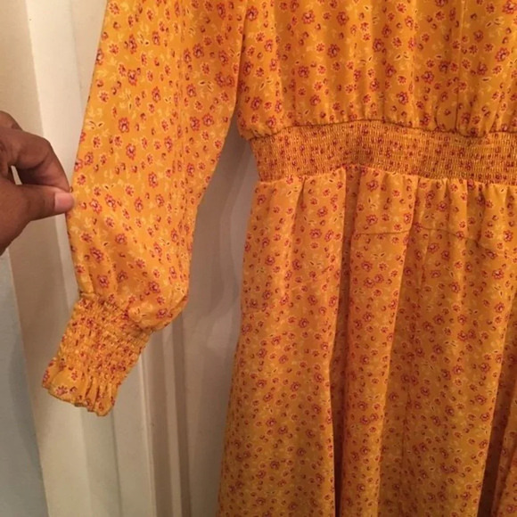 Time and Tru flower print midi dress, size 16 - Picture 4 of 8